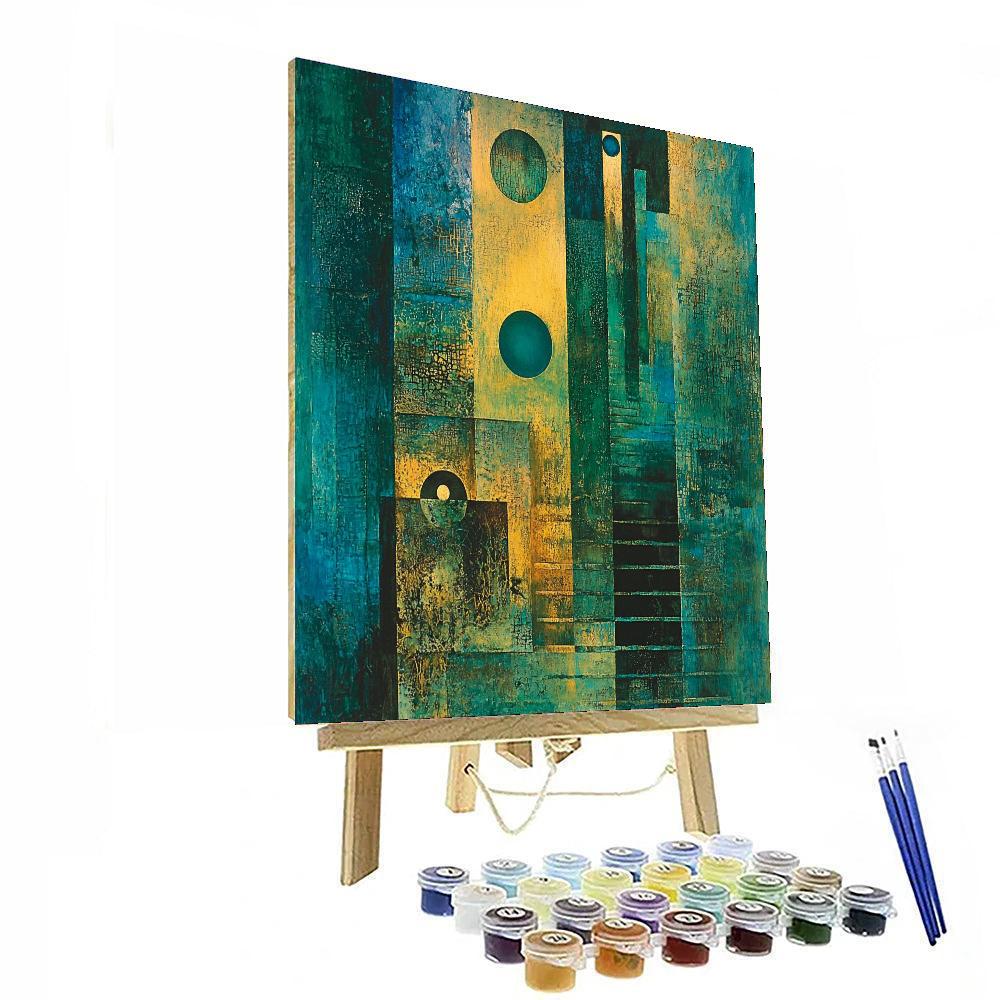 Max Ernst Inspired Layers Of Enchantment  Paint By Numbers Kits