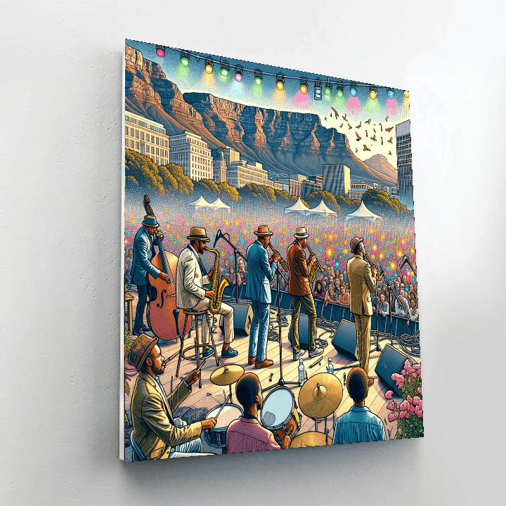 Cape Town Jazz Festival - South Africa Number Painting