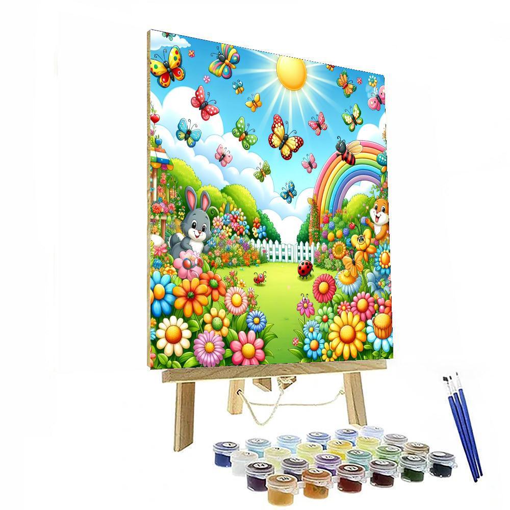 Fabulous Garden Party Paint By Numbers Art