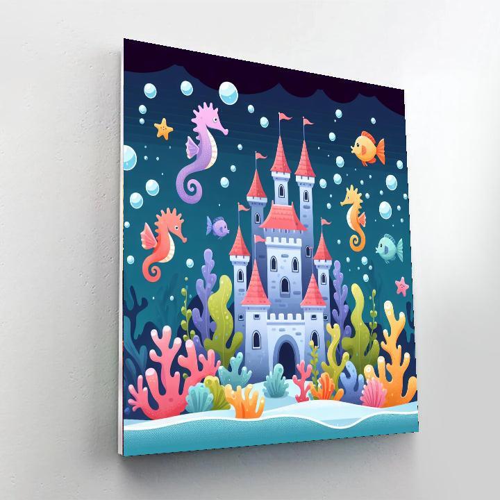 Undersea Castle Adventure Numbered Painting Kits