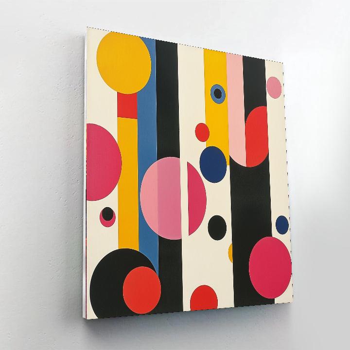 Kazimir Malevich Inspired Colorful Symmetry  Paint By Color