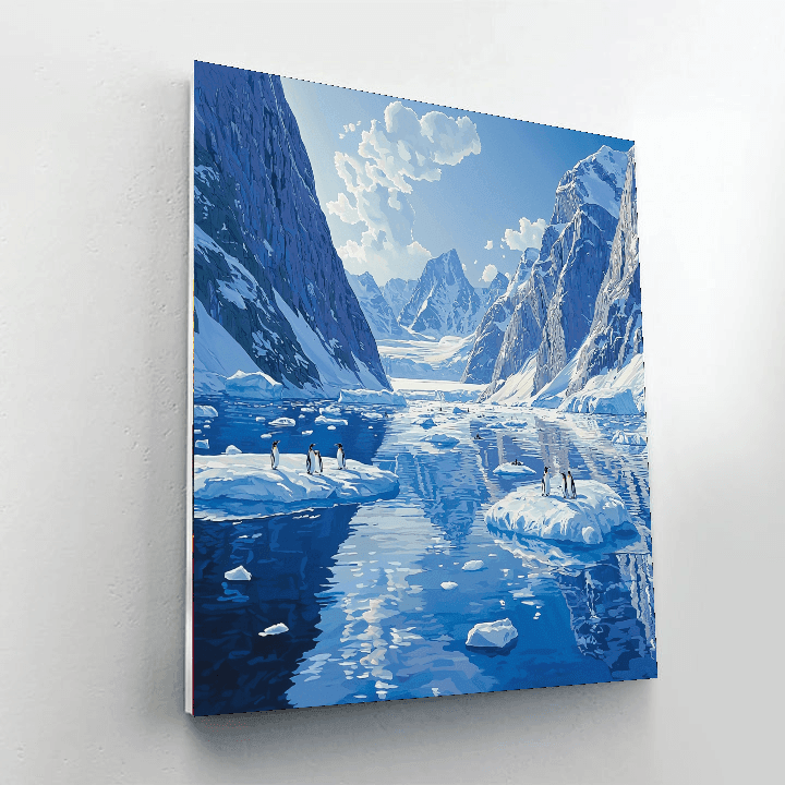 Lemaire Channel - Antarctica Numbered Painting Kits
