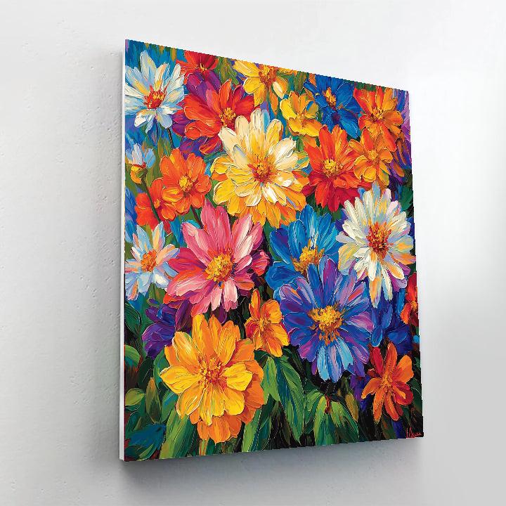 Vincent Van Gogh Inspired Cascading Flowers  Paint By Numbers Kits
