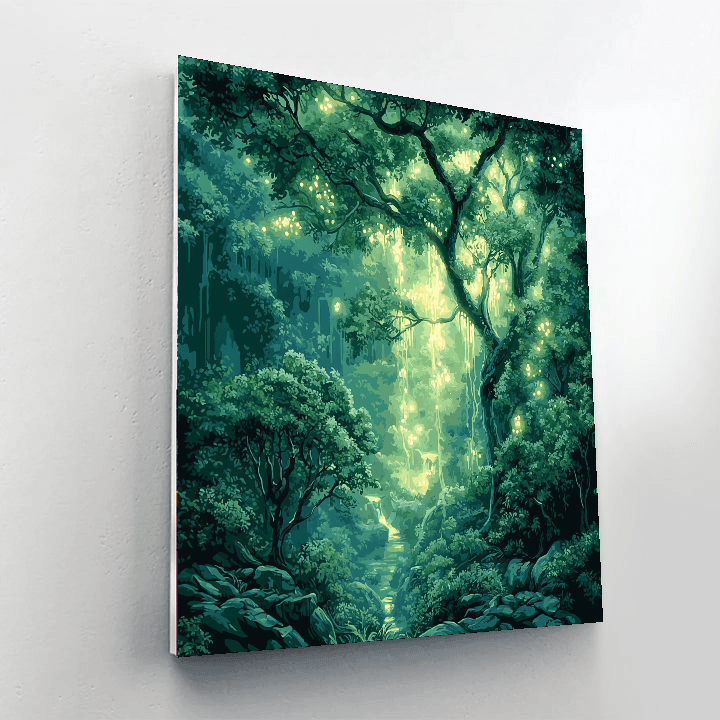 William Blake Inspired Sacred Grove  Paint By Numbers