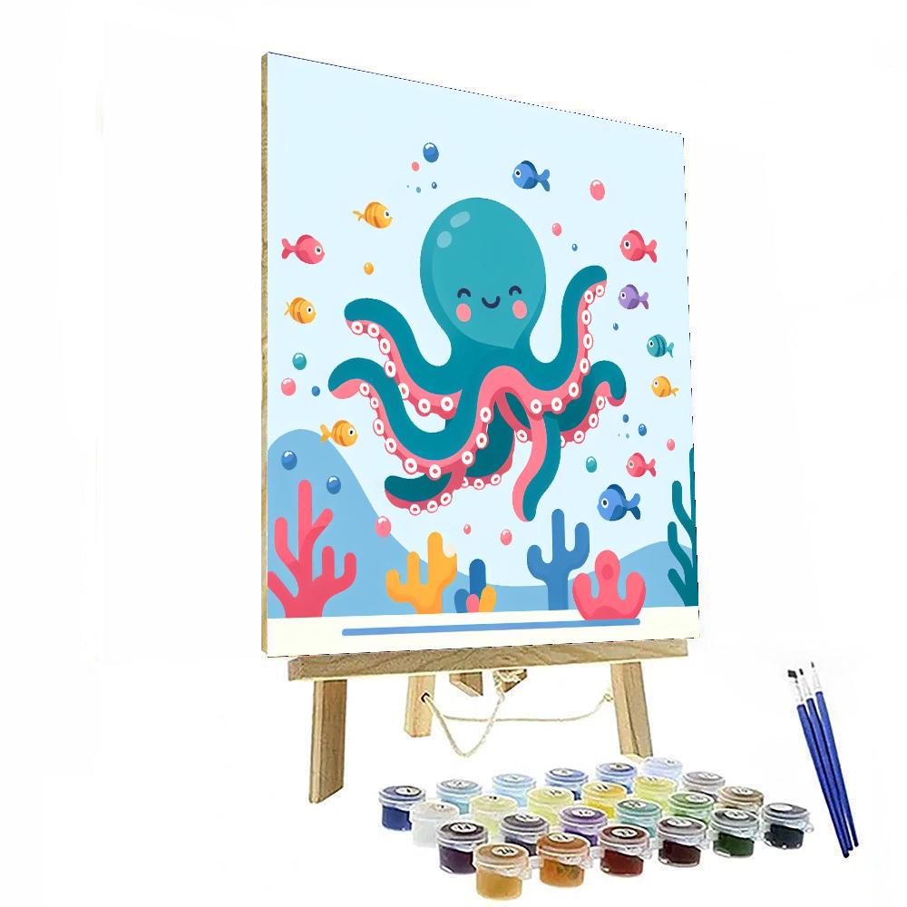 Dancing Octopus Paint By Numbers Kits