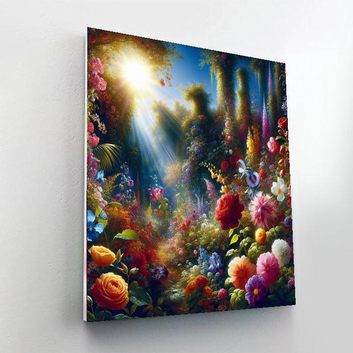 Blissful Garden Numbered Painting Kits