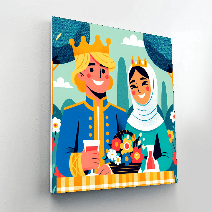 Royal Garden Soiree DIY Paint By Numbers