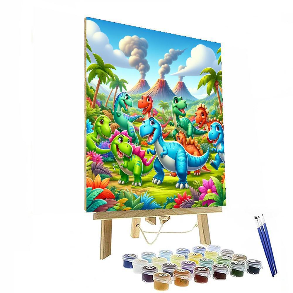 Dinosaur Expedition Adventure Paint By Numbers Kits