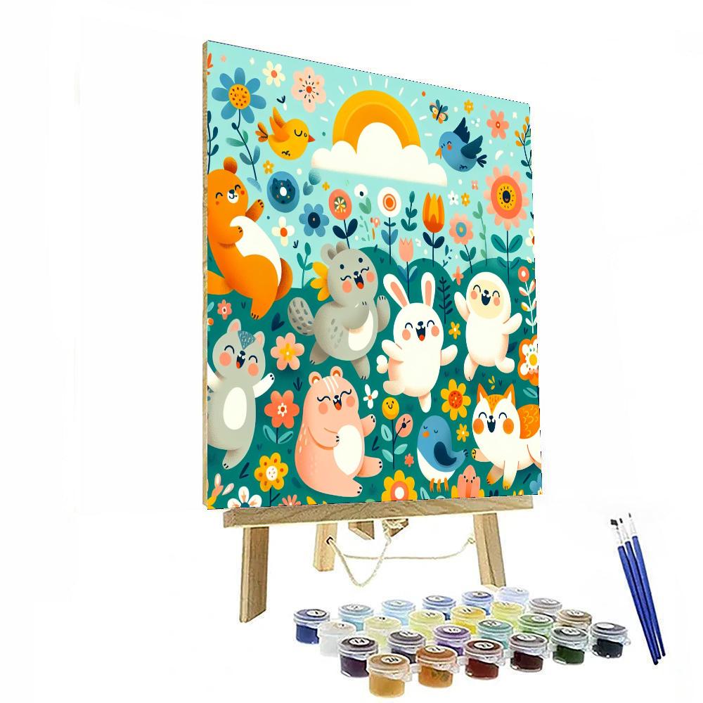 Sweet Springtime Surprises Paint By Numbers Art