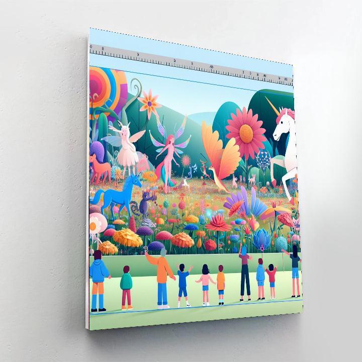 Mystical Garden Adventure Paint By Color
