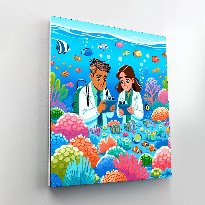 Ocean Reef Research Paint By Numbers