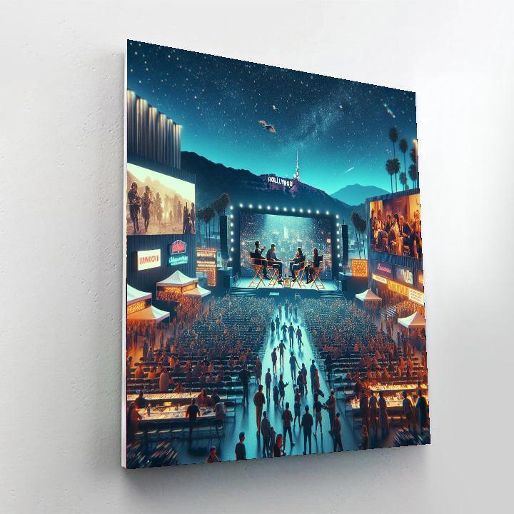 Los Angeles Film Festival - Los Angeles, Usa Number Painting