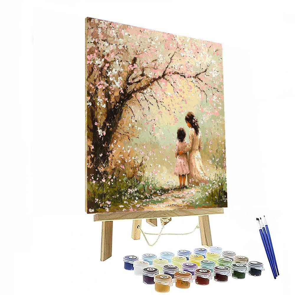 Under The Cherry Blossom Shade Paint By Numbers