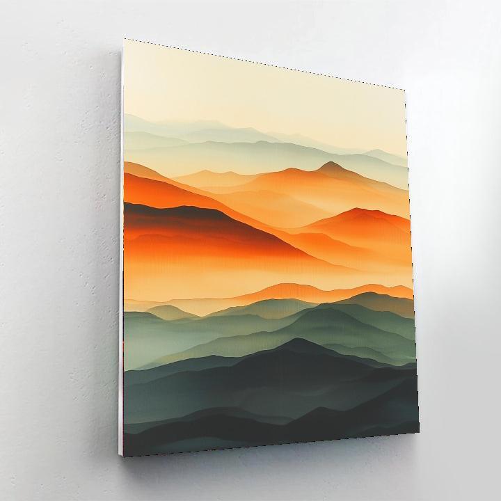 Mark Rothko Inspired The Passage Of Time  Painting By Numbers Kit