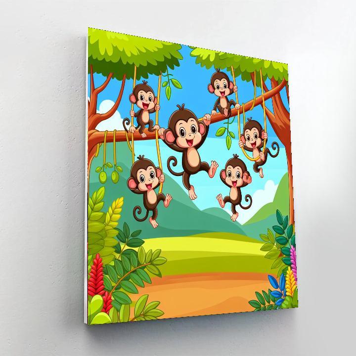 Jungle Jam DIY Paint By Numbers