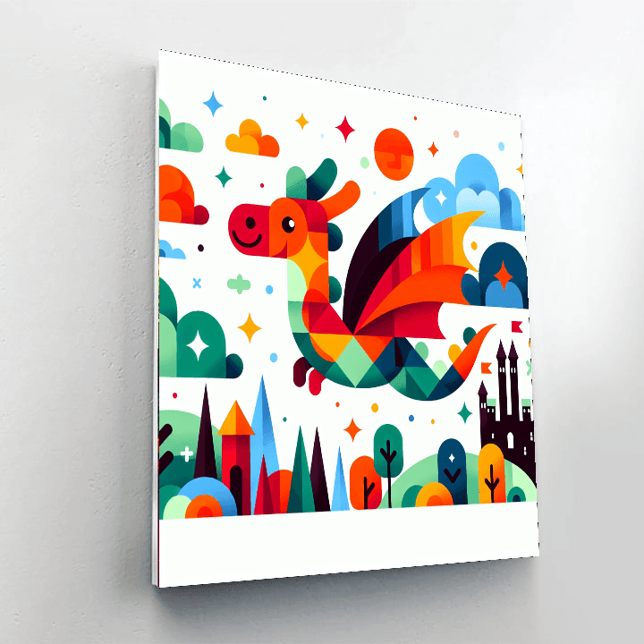 Dragon Dreams Delight DIY Paint By Numbers