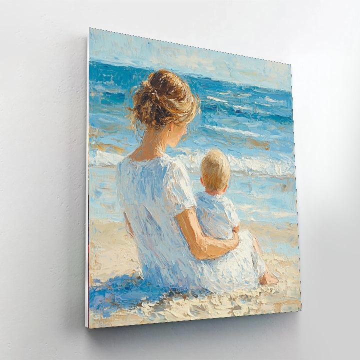 Summer Seaside Serenade Number Painting