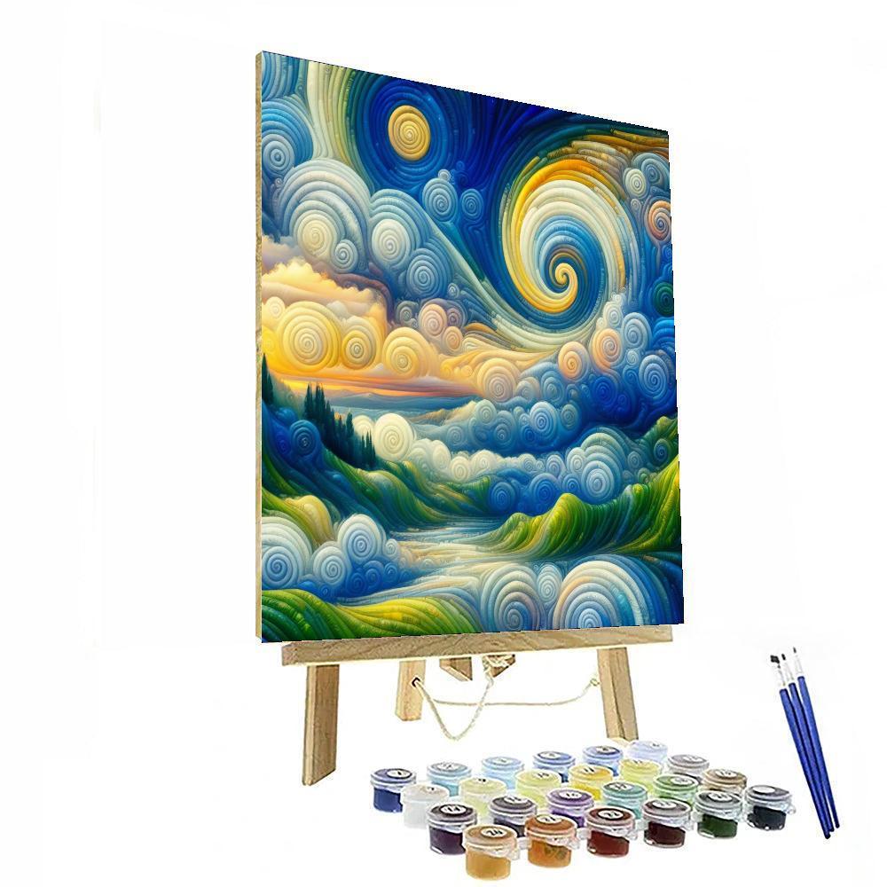 Chromatic Daydream Realm - DIY Painting By Numbers Kit – Artistry Rack