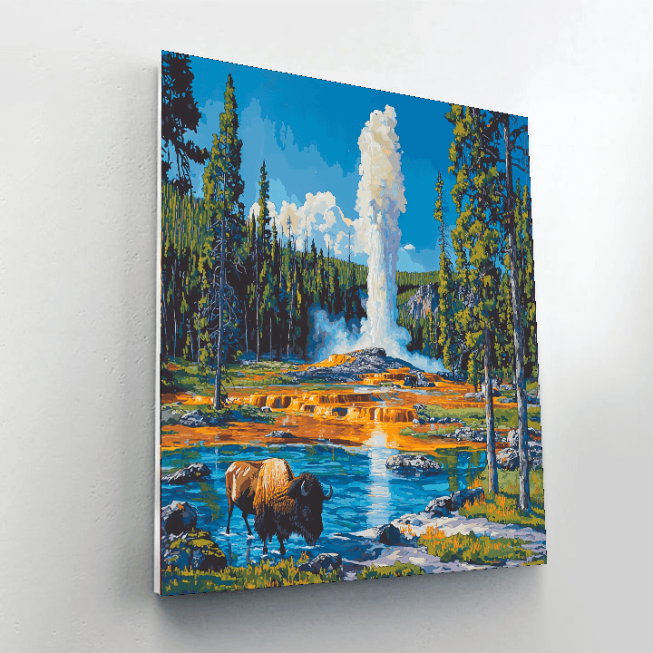 Yellowstone National Park DIY Paint By Numbers