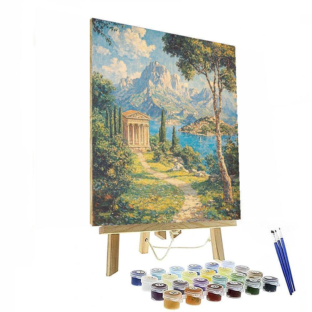 Raphael Inspired Raphael's Dreamlike Horizons  DIY Paint By Numbers