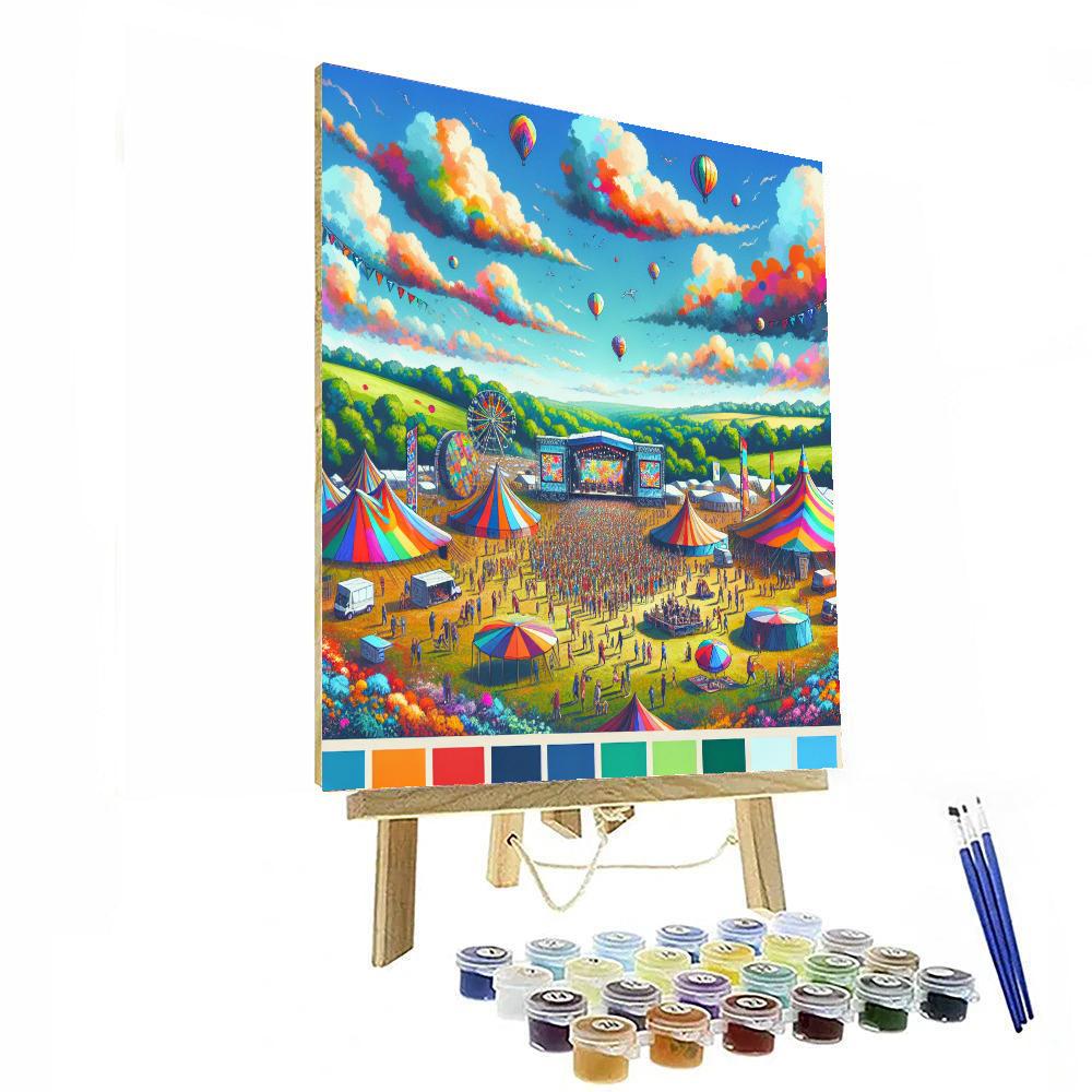 Bonnaroo Music & Arts Festival - Tennessee, Usa Numbered Painting Kits