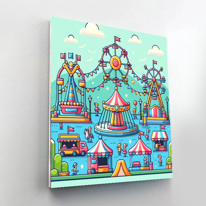 Summer Fair Spectacle Paint By Color