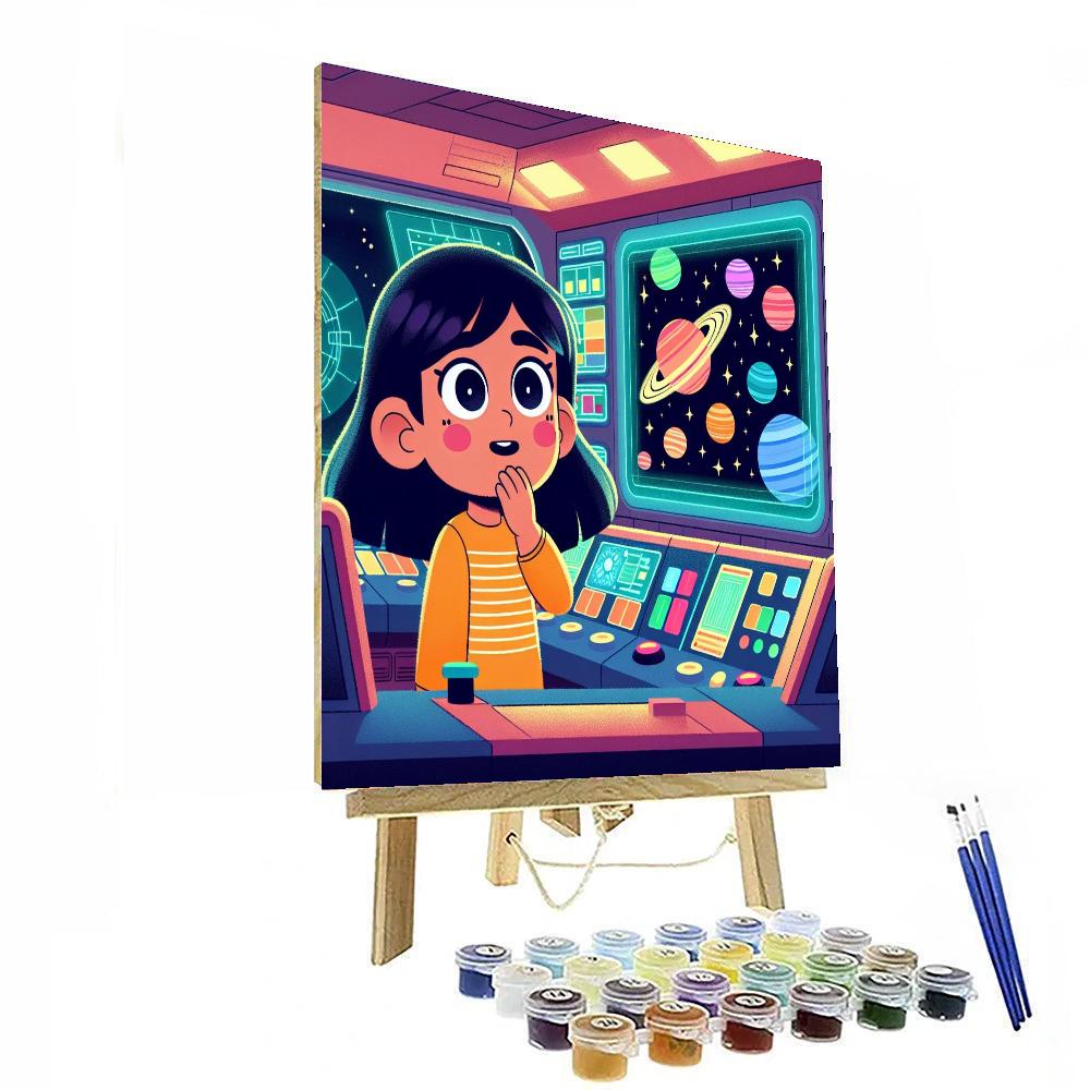 Galactic Mission Control Paint By Numbers Kits