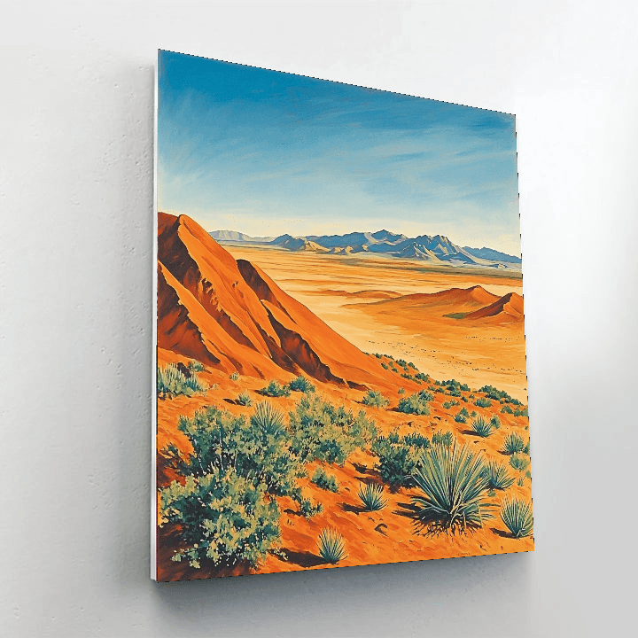 Georgia O'Keeffe Inspired Distant Horizons  Paint By Numbers