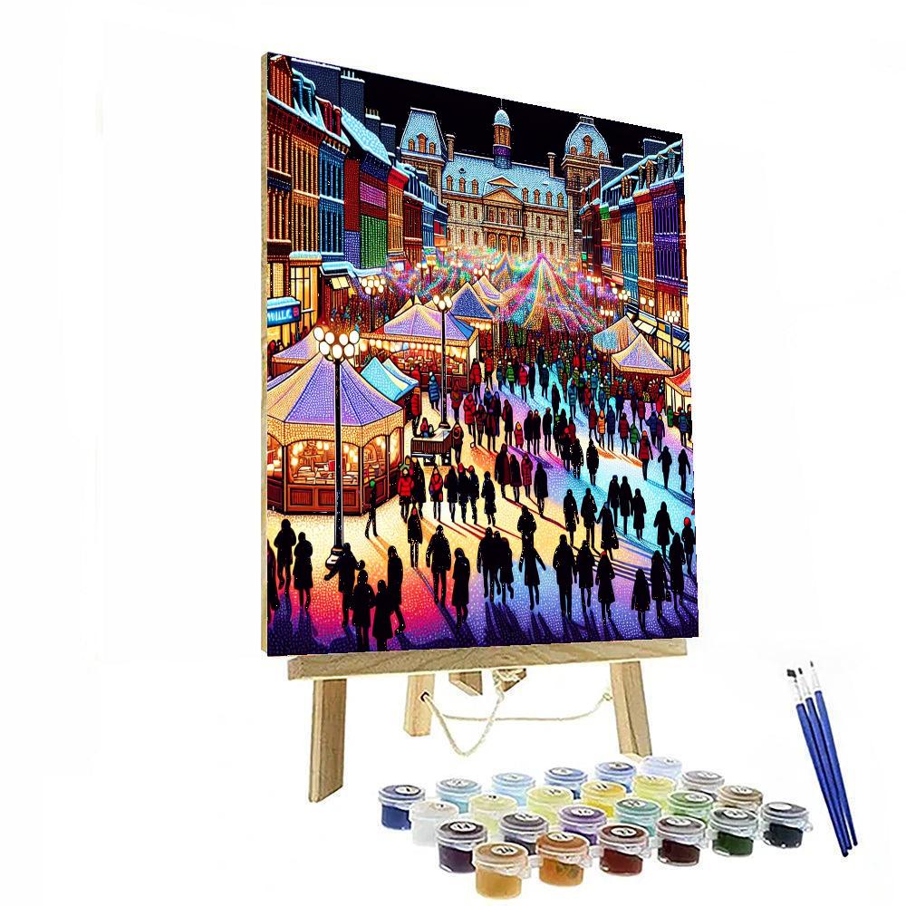 Montréal En Lumière Paint By Numbers Kits