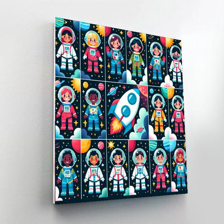 Space Expedition Paint By Number