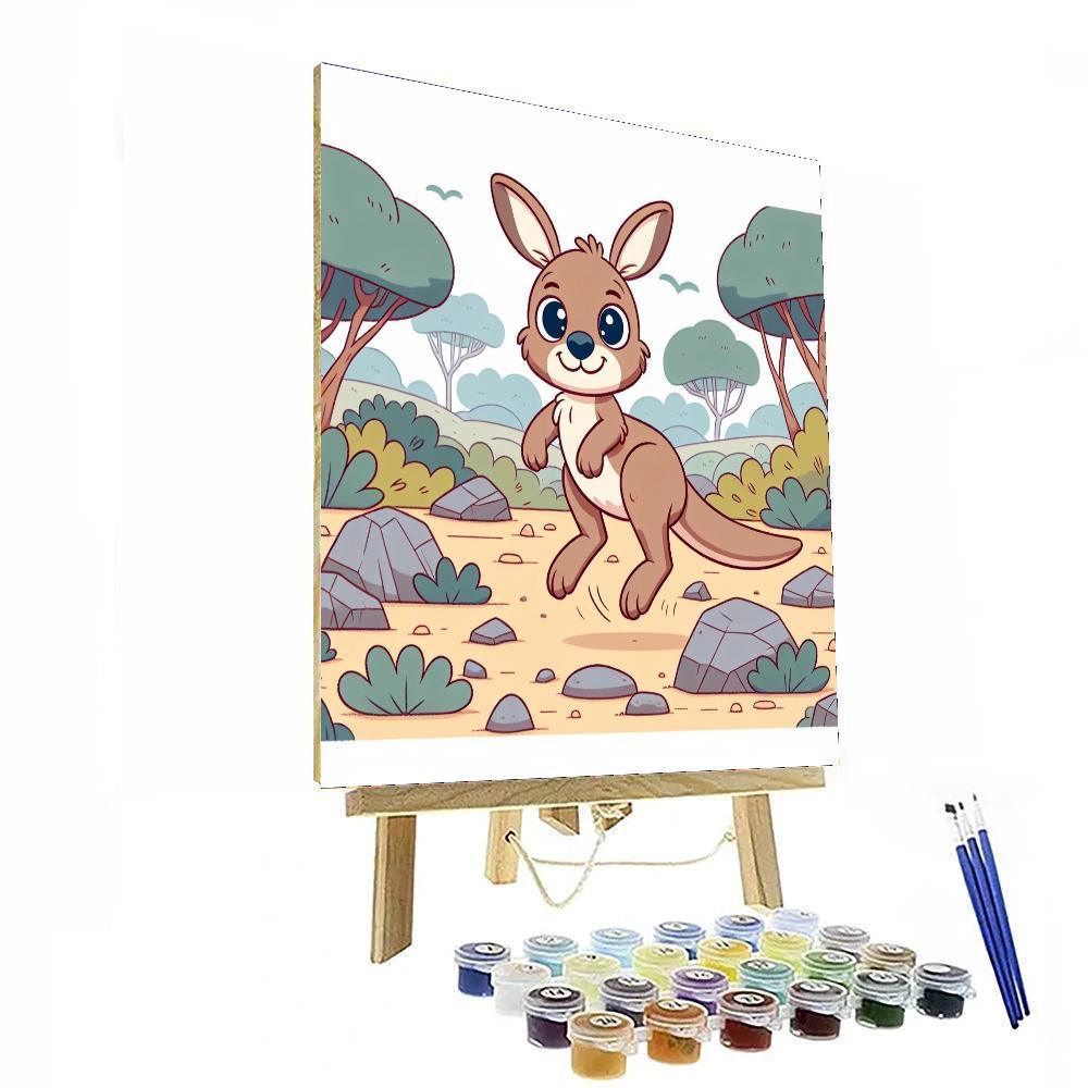 Kangaroo's Outback Quest Paint By Number