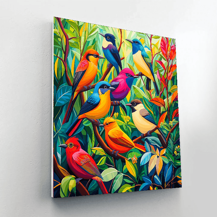 Charley Harper Inspired Wildlife Wonders  Paint By Color