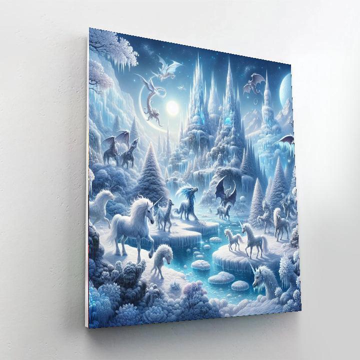Frosty Fantasy Painting Number Kit