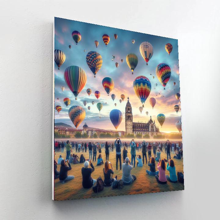 Balloon Fiesta - Mexico Painting Number Kit