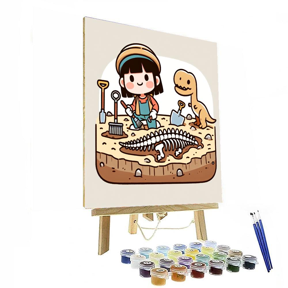 Fossil Adventure Paint By Numbers Kits