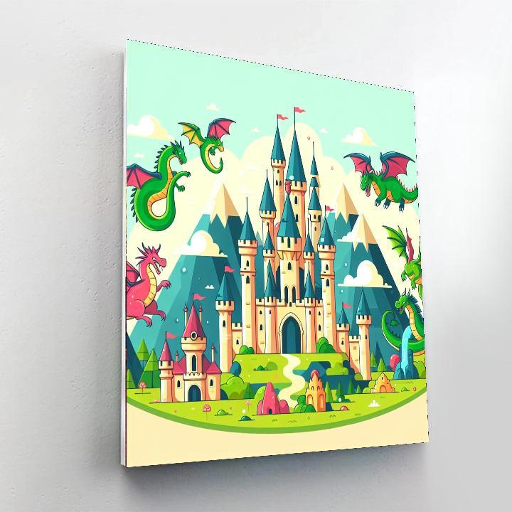 Fantasy Kingdom Escape Paint By Color