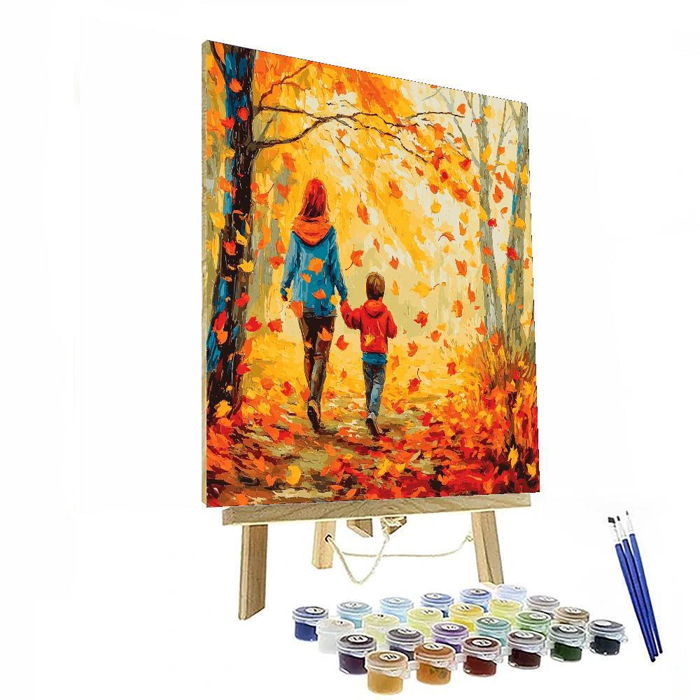 Embrace Of The Seasons Number Painting
