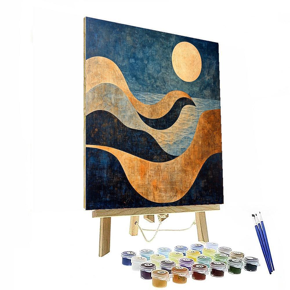 Max Ernst Inspired Dreamscape Of Elements  Painting By Numbers Kit