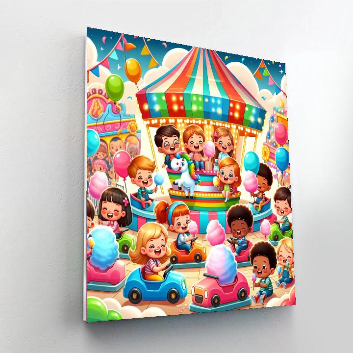 Joyful Carnival Adventures Numbered Painting Kits