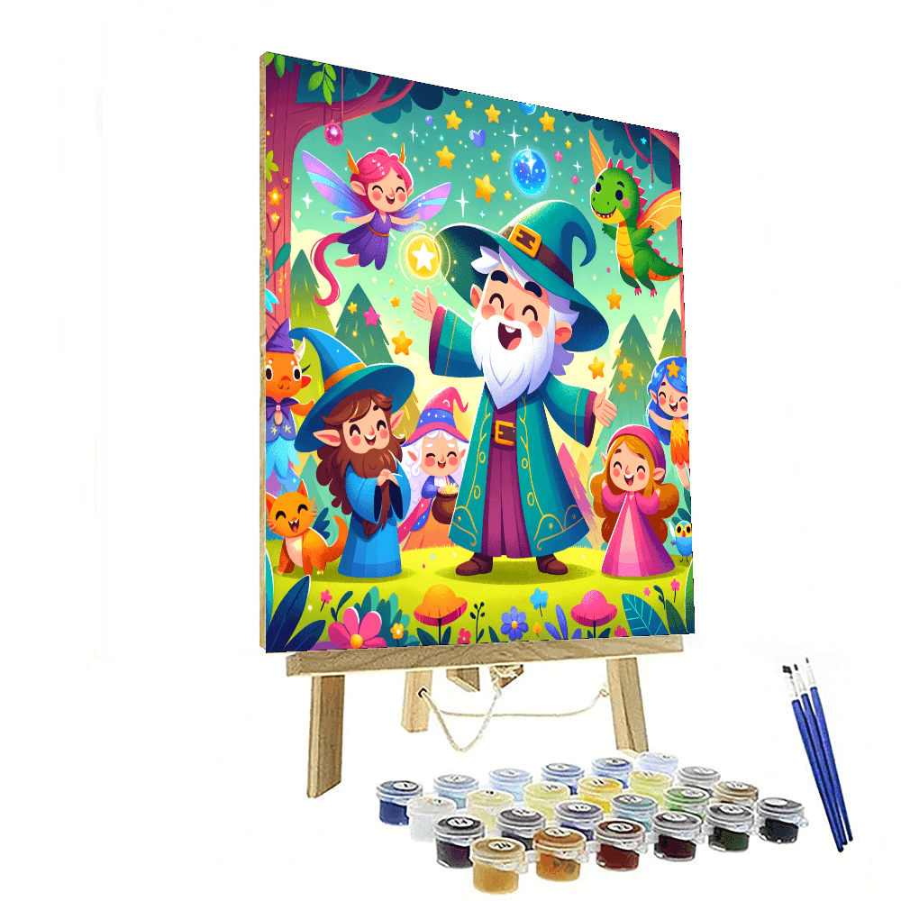 Whimsical Wizard World DIY Paint By Numbers
