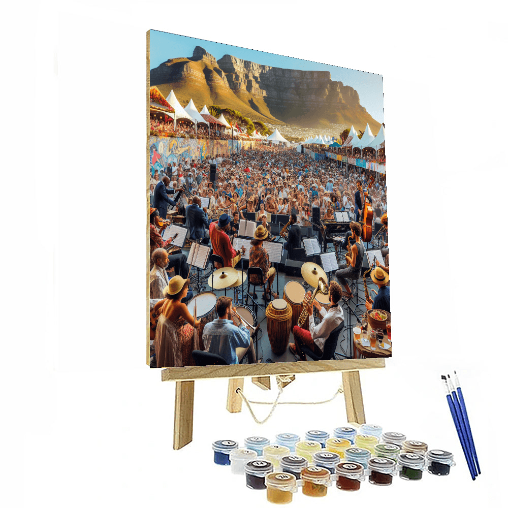 The Cape Town International Jazz Festival - South Africa Number Painting