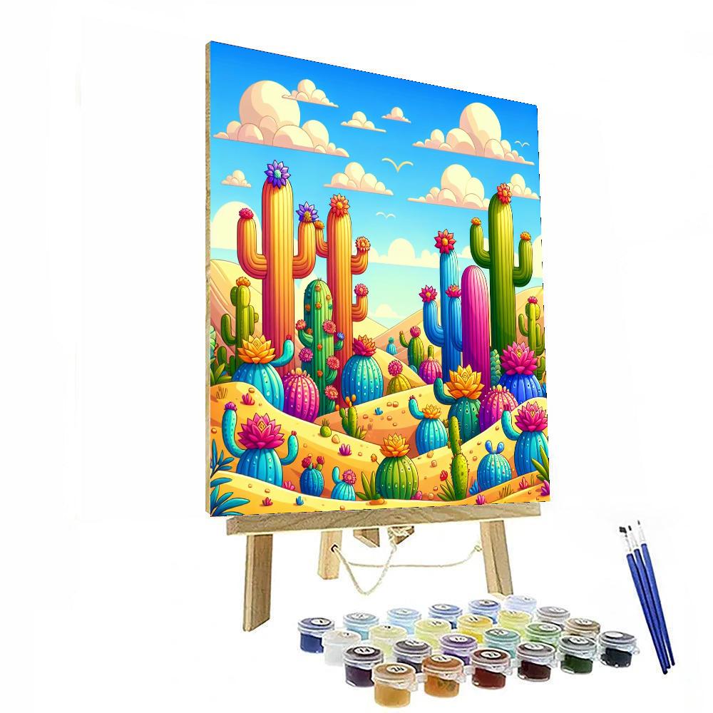 Creative Cacti Numbered Painting Kits