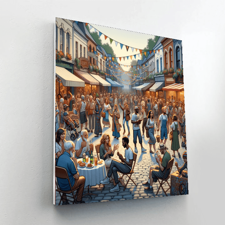 Brighton Festival - United Kingdom Painting Number Kit