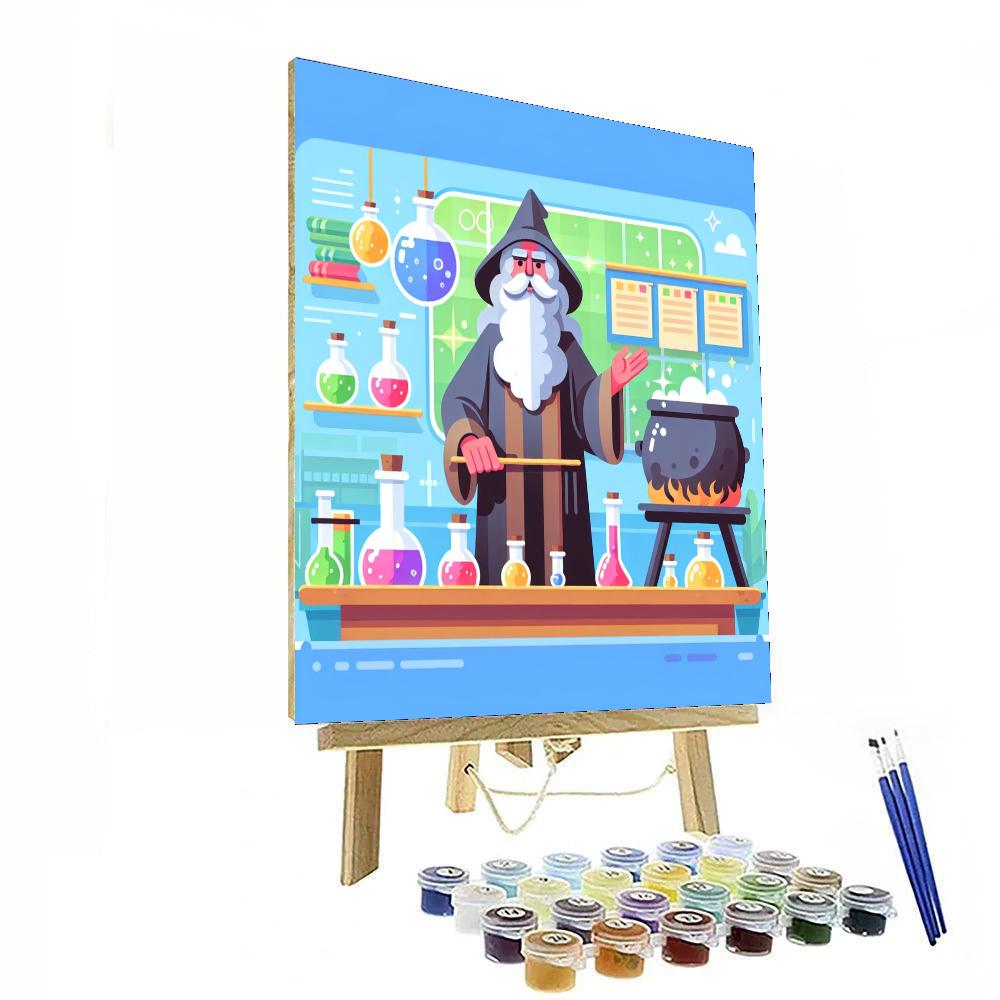 Wizard's Potion Class Number Painting