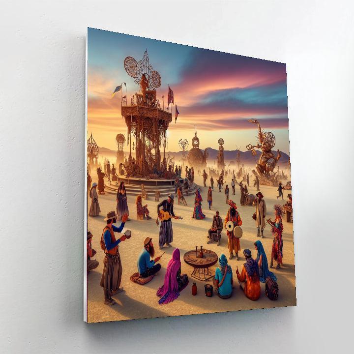 Afrikaburn - Tankwa Karoo, South Africa Painting Number Kit