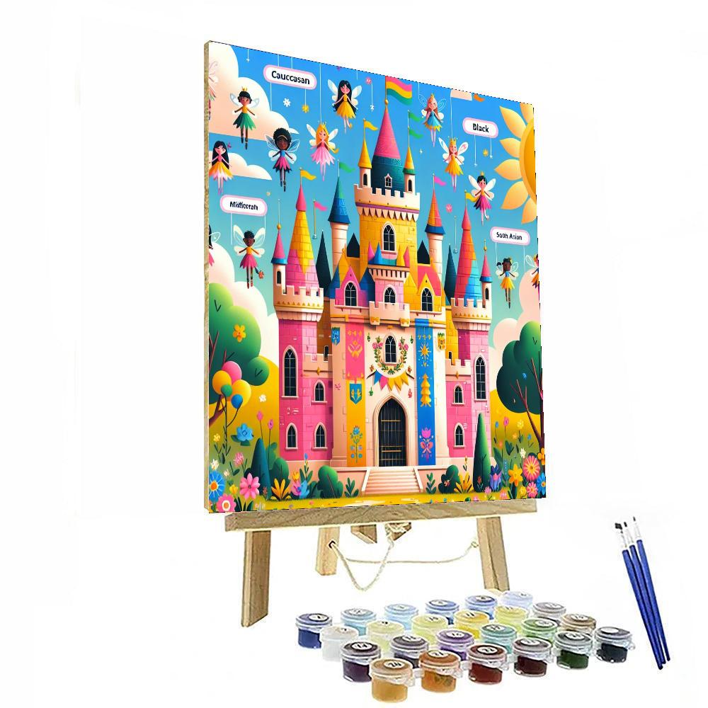 Fabulous Fairy Tale Castle Paint By Numbers