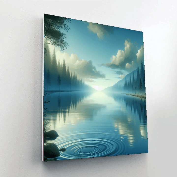 Peaceful Waters Painting Number Kit