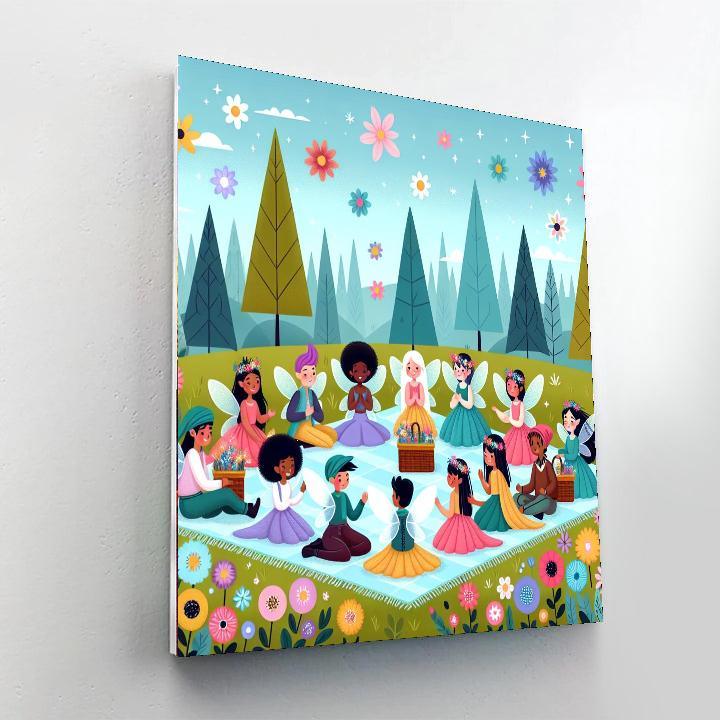 Fairy Forest Picnic Paint By Number