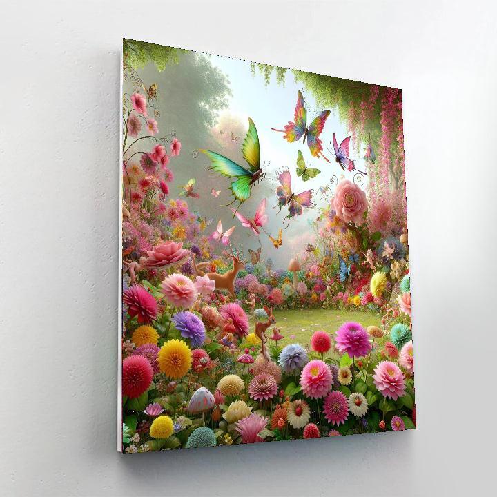 Mystical Garden Wonders Painting By Numbers Kit