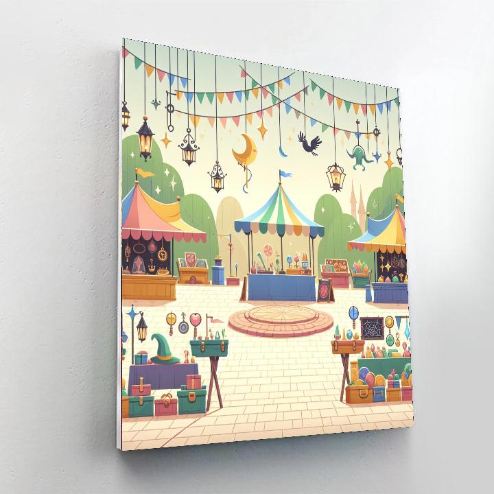 Magic Market Square Paint By Color